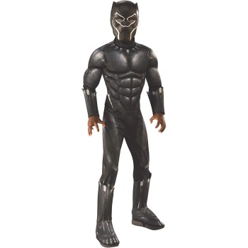 Rubies Παιδική Στολή Black Panther DLX Small 3-4 χρονών body size 117 cm 700682S 883028338399
