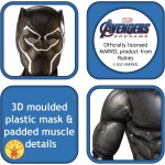 Rubies luxury kostm Black Panther, Avengers 3-4 years, body size 117 cm 700682S 883028338399
