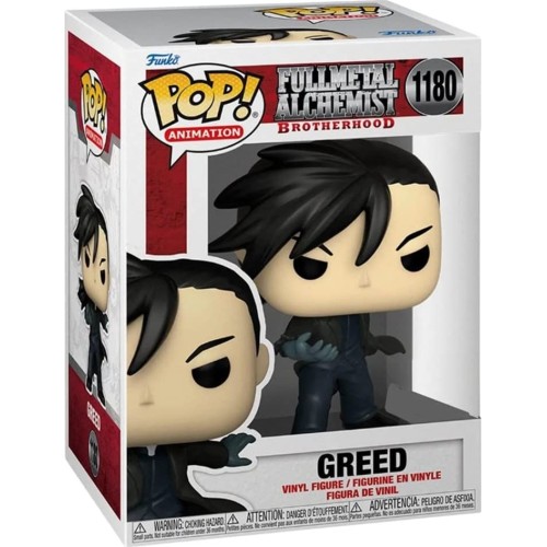 Funko Pop! Animation: Full Metal Alchemist Brotherhood S3 - Greed (Special Edition) 1180 Vinyl Figure 65106 889698651066