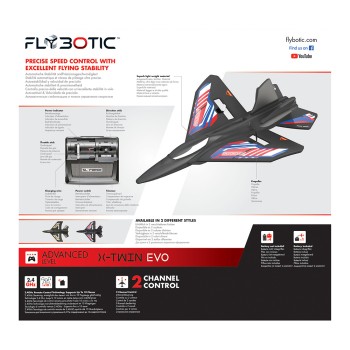 As company Remote-controlled Airplane X-Twin Evo Red 7530-85738 4891813857389