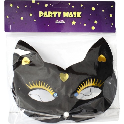 fun world Cat Mask Black 577A 5212007585052