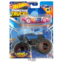Mattel Hot Wheels Monster Trucks Vehicle With Cars Rodger Dodger GRH81 / HKM13 194735103713