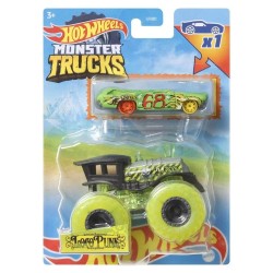 Mattel Hot Wheels Monster Trucks Vehicle With Cars Loco Punk GRH81 / HKM08 194735103676