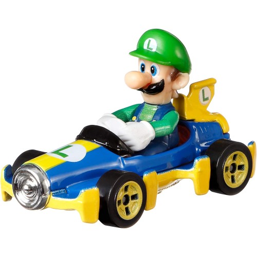 Mattel Hot Wheels Mario Kart Luigi with Mach 8 GBG25 / GBG27 887961714456