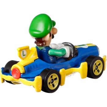 Mattel Hot Wheels Αυτοκινητάκια Mario Kart Luigi with Mach 8 GBG25 / GBG27 887961714456