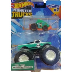 Mattel Hot Wheels Όχημα Monster Trucks Με Αυτοκινητάκι Pure Muscle GRH81 / HKM14 194735103683