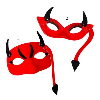 fun world Devil Mask - 1 piece 1054 5212007534265