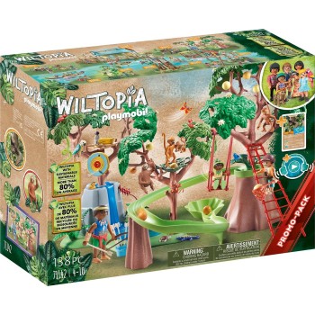 Playmobil Wiltopia - Παιδική Χαρά Στην Τροπική Ζούγκλα 71142 4008789711427