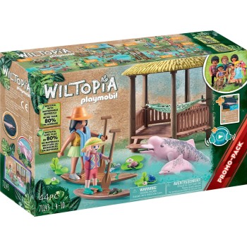 Playmobil Wiltopia - Βόλτα Στο Ποτάμι Με Τα Δελφίνια 71143 4008789711434