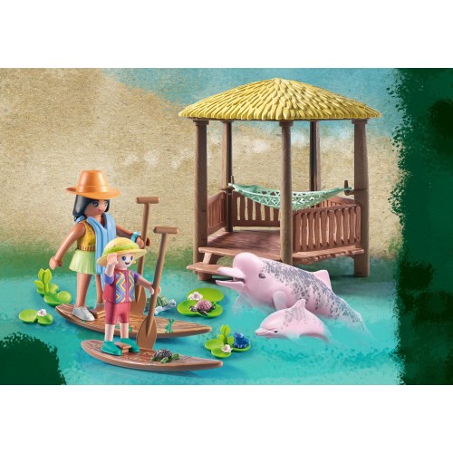 Playmobil Wiltopia - Βόλτα Στο Ποτάμι Με Τα Δελφίνια 71143 4008789711434