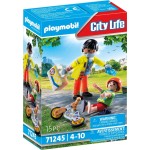 Playmobil City Life Διασώστης Και Παιδάκι 71245 4008789712455