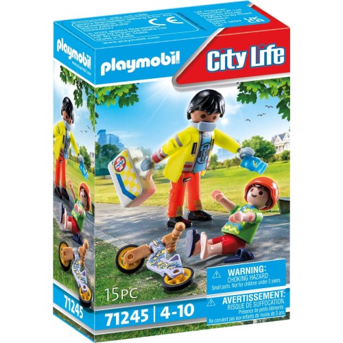 Playmobil City Life Paramedic With Patient 71245 4008789712455