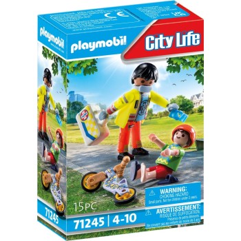 Playmobil City Life Paramedic With Patient 71245 4008789712455