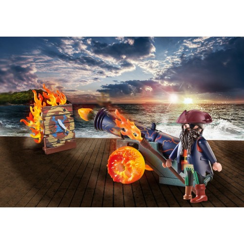 Playmobil Pirates Πειρατές Pirate With Cannon Gift Set 71189 4008789711892