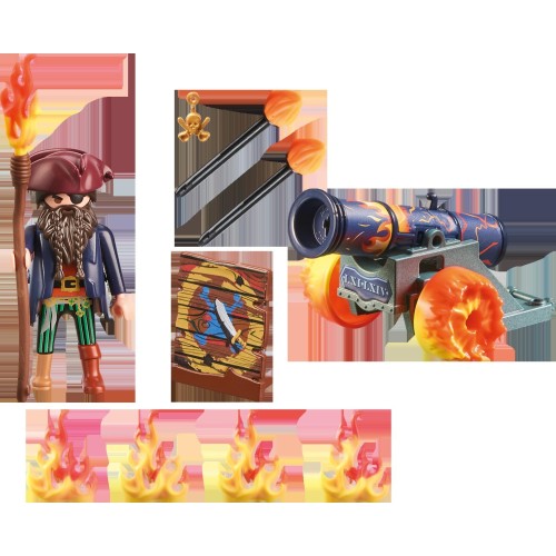 Playmobil Pirates Πειρατές Pirate With Cannon Gift Set 71189 4008789711892