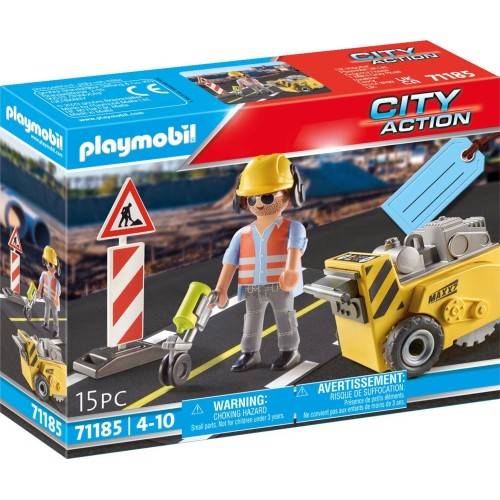 Playmobil City Action Gift Set Οδικά Έργα 71185 4008789711854