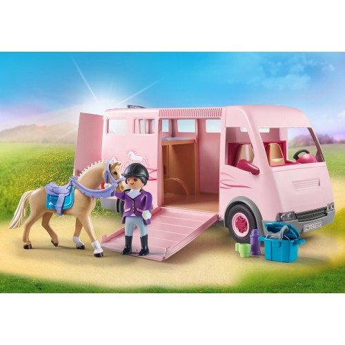 Playmobil Country Horse Transporter With Trainer 71237 4008789712370