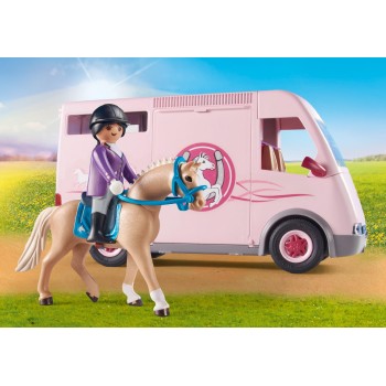 Playmobil Country Horse Transporter With Trainer 71237 4008789712370