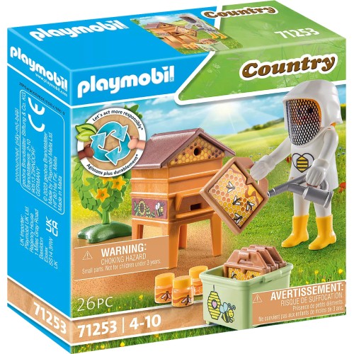 Playmobil Country Μελισσοκόμος Με Κηρήθρες 71253 4008789712530