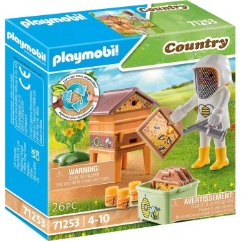 Playmobil Country Μελισσοκόμος Με Κηρήθρες 71253 4008789712530