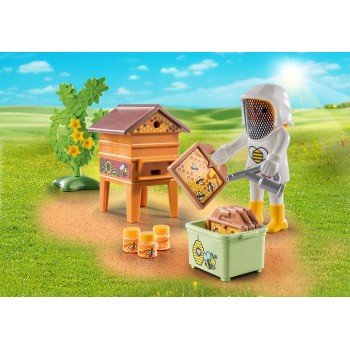Playmobil Country Μελισσοκόμος Με Κηρήθρες 71253 4008789712530