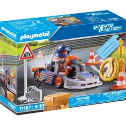 Playmobil Sports And Action Gift Set Αγώνας Go-Kart 71187 4008789711878