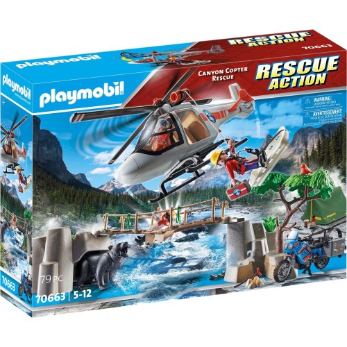 Playmobil Rescue Action Canyon Copter Rescue 70663 4008789706638