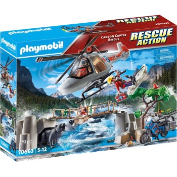 Playmobil Rescue Action Canyon Copter Rescue 70663 4008789706638