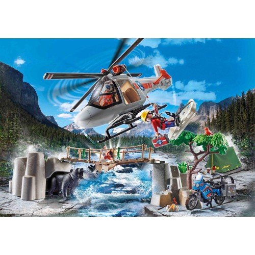 Playmobil Rescue Action Canyon Copter Rescue 70663 4008789706638
