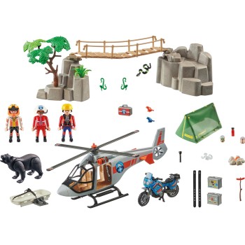 Playmobil Rescue Action Canyon Copter Rescue 70663 4008789706638