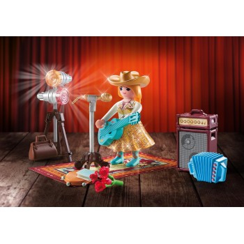 Playmobil Family Fun Gift Set Τραγουδίστρια Country Μουσικής 71184 4008789711847
