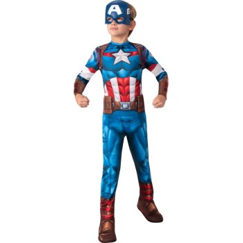 Rubies Παιδική Στολή Captain America Large 702563L 883028442119