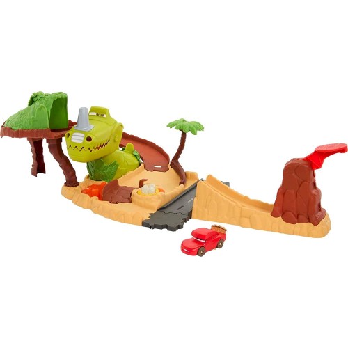 Mattel Disney Pixar Cars On The Road Σετ Παιχνιδιού Με Τυρανομισιόσαυρο Ρεξ HMD74 194735125050