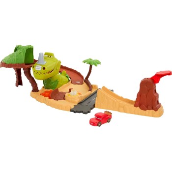 Mattel Disney Pixar Cars On The Road Σετ Παιχνιδιού Με Τυρανομισιόσαυρο Ρεξ HMD74 194735125050