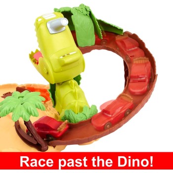 Mattel Disney Pixar Cars On The Road Σετ Παιχνιδιού Με Τυρανομισιόσαυρο Ρεξ HMD74 194735125050