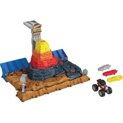 Mattel Hot Wheels Monster Trucks Arena Smashers Bone Shaker Ultimate Crush Yard Απόλυτο Σετ Συγκρούσεων HNB96 194735136612