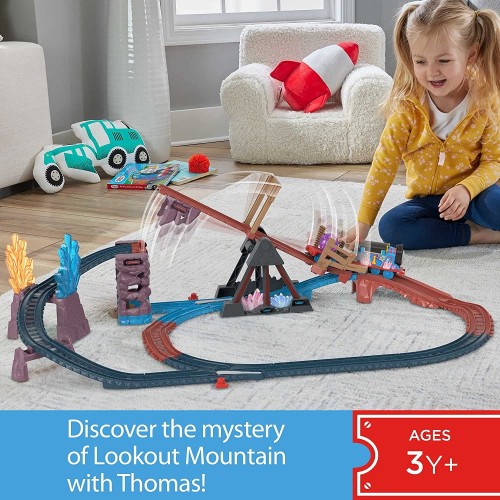 Mattel Thomas And Friends Toy Train Set With Motorized Tipping HMC28 194735124039