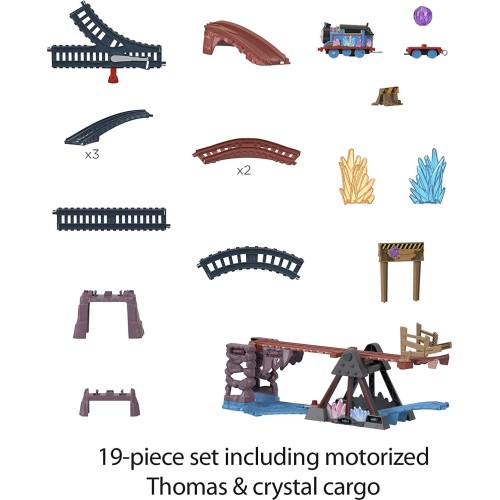 Mattel Thomas And Friends Τόμας Το Τρενάκι - Περιπέτεια Στη Σπηλιά Των Κρυστάλλων HMC28 194735124039