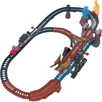 Mattel Thomas And Friends Toy Train Set With Motorized Tipping HMC28 194735124039