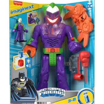 Mattel Imaginext Dc Super Friends Batman Toys, 12-Inch Laffbot Robot Joker HMK87 / HKN47 194735105083