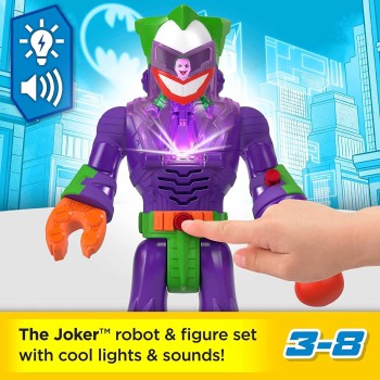 Mattel Imaginext Dc Super Friends Batman Toys, 12-Inch Laffbot Robot Joker HMK87 / HKN47 194735105083
