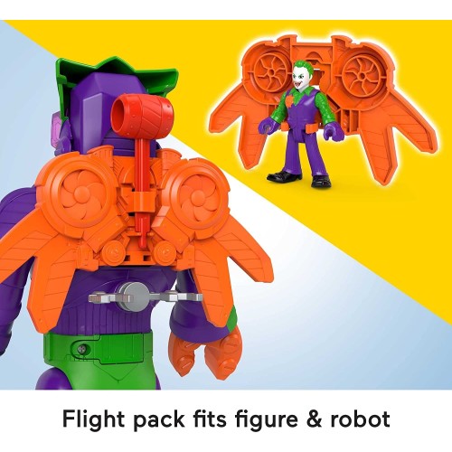 Mattel Imaginext Dc Super Friends Batman Toys, 12-Inch Laffbot Robot Joker HMK87 / HKN47 194735105083