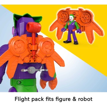 Mattel Imaginext Dc Super Friends Batman Toys, 12-Inch Laffbot Robot Joker HMK87 / HKN47 194735105083