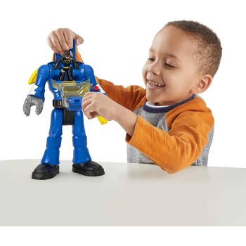Mattel Imaginext Dc Super Friends Batman Toys, 12-Inch Robot Toy With Lights Sound Batman HMK87 / HGX98 194735060856
