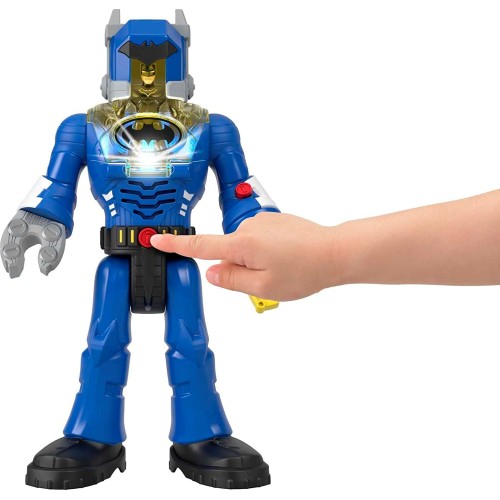 Mattel Imaginext Dc Super Friends Batman Toys, 12-Inch Robot Toy With Lights Sound Batman HMK87 / HGX98 194735060856