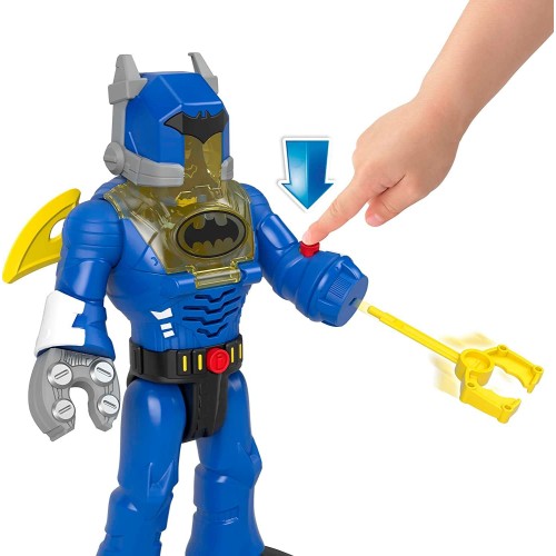 Mattel Imaginext Dc Super Friends Batman Toys, 12-Inch Robot Toy With Lights Sound Batman HMK87 / HGX98 194735060856