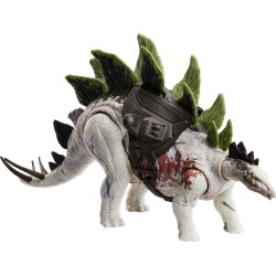 Mattel Jurassic World Dominion Dinosaur Figure Gigantic Trackers Stegosaurus With HLP23 / HLP24 194735116799