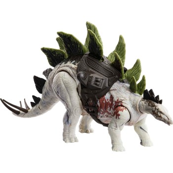 Mattel Jurassic World Dominion Dinosaur Figure Gigantic Trackers Stegosaurus With HLP23 / HLP24 194735116799