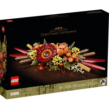 LEGO Icons Διακοσμητικό Με Αποξηραμένα Λουλούδια 10314 5702017416878