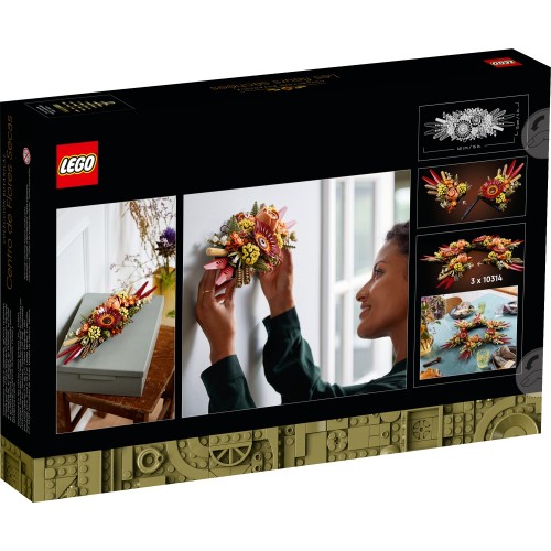 LEGO Icons Διακοσμητικό Με Αποξηραμένα Λουλούδια 10314 5702017416878